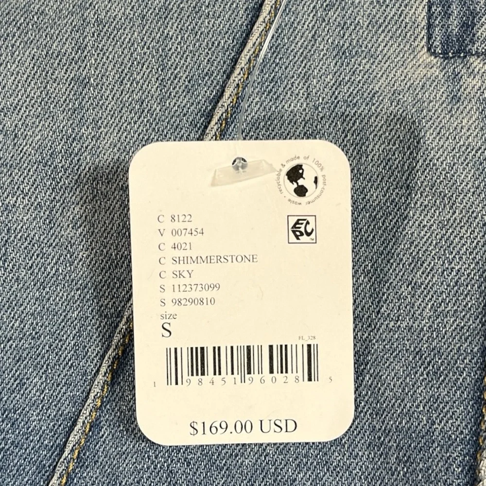 NWT Wrangler Radiating Coveralls Wideleg Denim Jumpsuit size Small